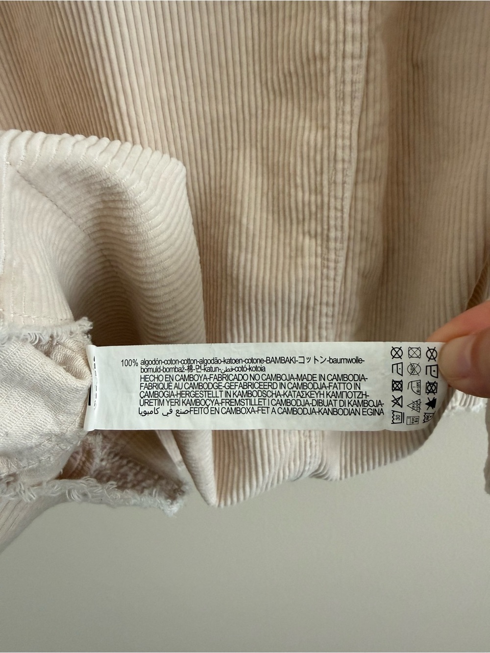 Zara Cream Oversized Corduroy
Jacket/Shacket with Pockets Size Women’s Medium - Picture 9 of 12